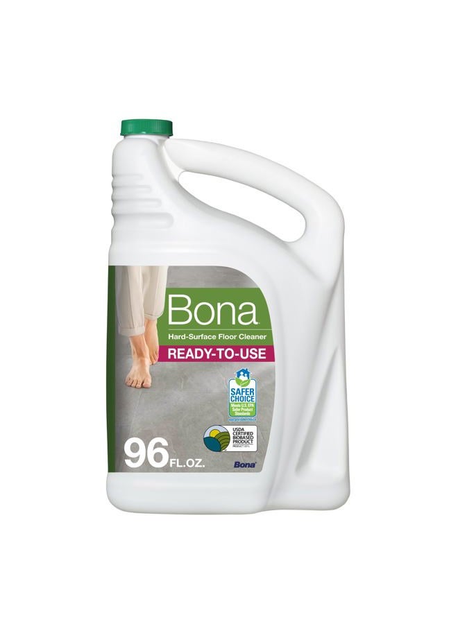 BONA Multi-Surface Floor Cleaner Refill - 96 fl oz - Unscented - Refill Spray Mops and Spray Bottles - Residue-Free Floor Cleaning Solution for Stone, Tile, Laminate, and Vinyl Floors - Image 1